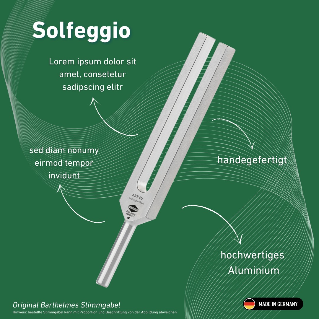 Stimmgabel Solfeggio Lightdesign 639 HZ  | Art.-Nr. 230048