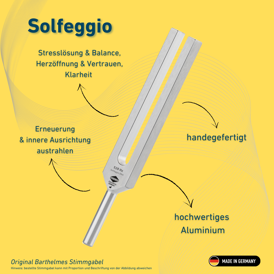 Stimmgabel Solfeggio Lightdesign 528 HZ  | Art.-Nr. 230043