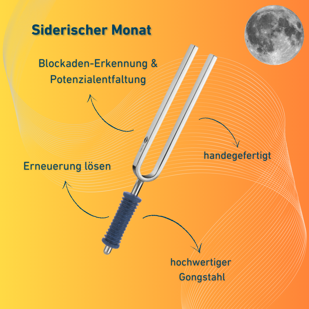 Stimmgabel Siderischer Monat Wellness  227,43 Hz  | Art.-Nr. 220140