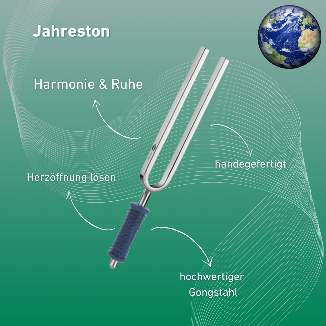 Original Barthelmes Stimmgabel Jahreston OM Wellness mit blauem Griff 136,10 Hz | Art.-Nr. 220118