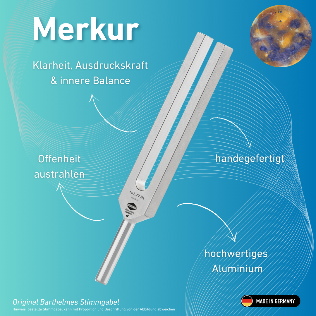 Stimmgabel Merkur Lightdesign 141,27 HZ  | Art.-Nr. 230014