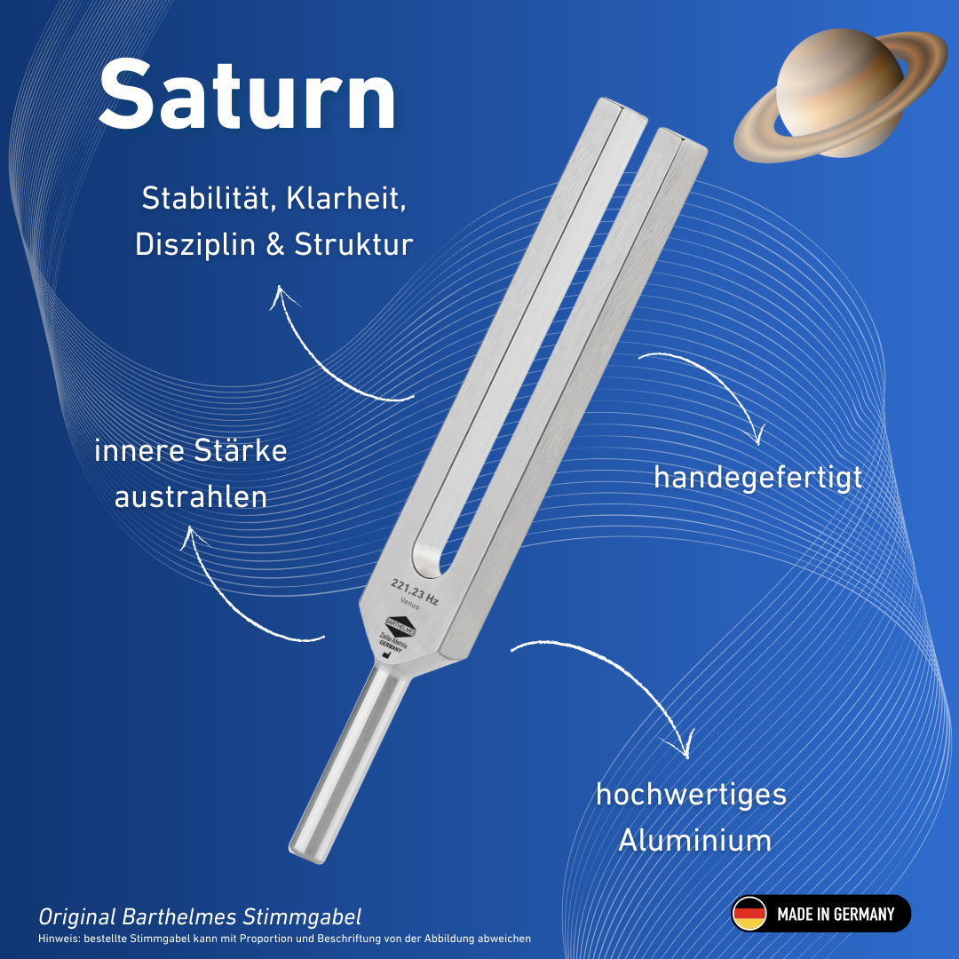 Stimmgabel Saturn Lightdesign 147,85 Hz | Art.-Nr. 230016