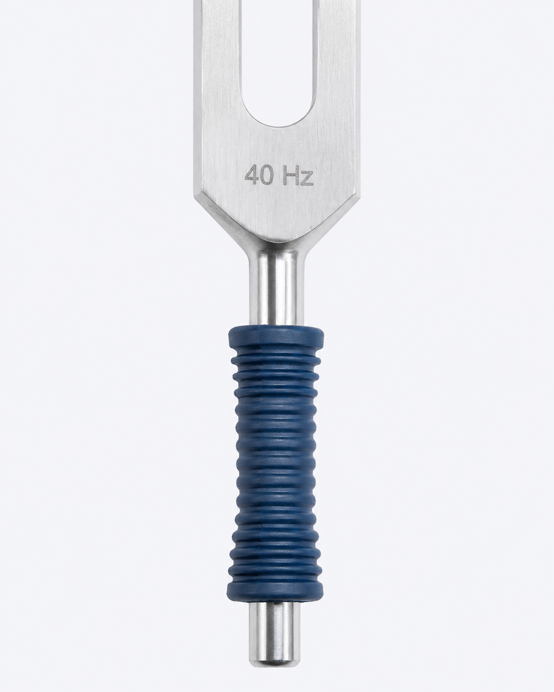 40 Hz Lightdesign Stimmgabel mit Gewicht (bekannt als Gamma Frequenz) mit blauem Griff