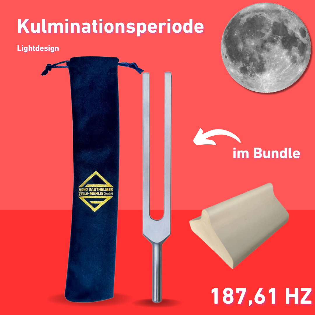 Bundle: Stimmgabel Kulminationsperiode Lightdesign 187,61 Hz