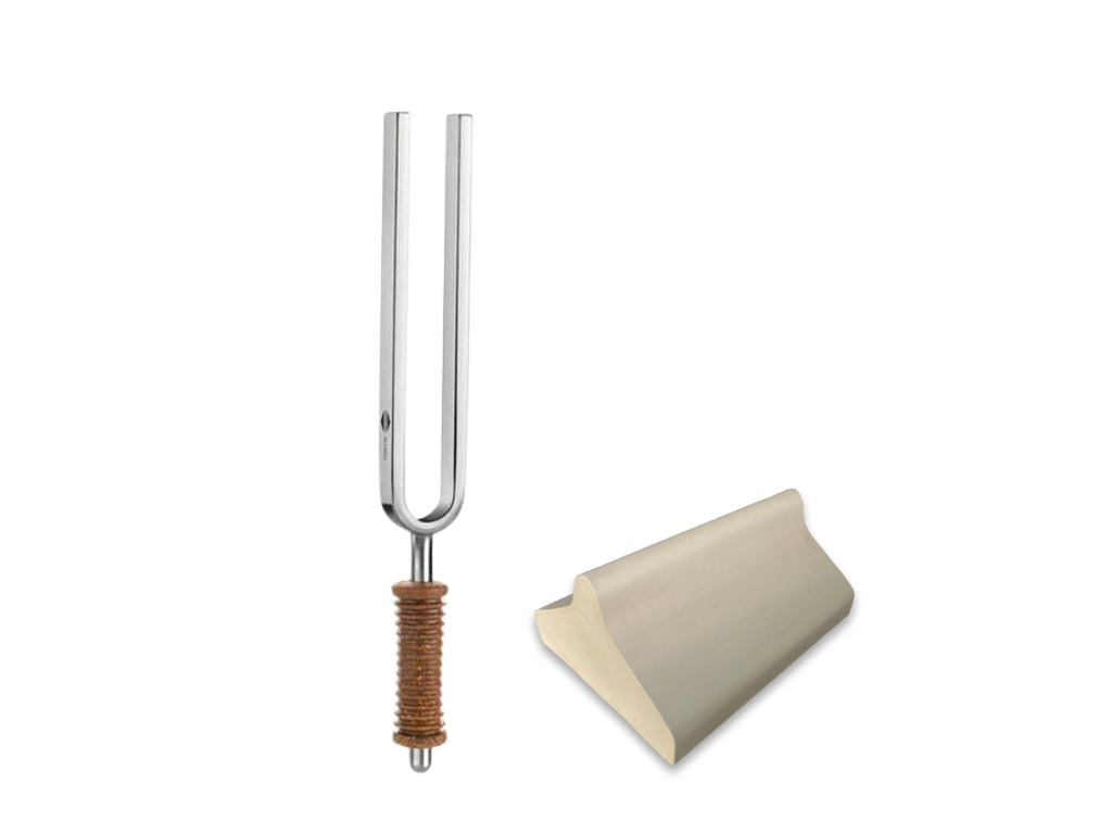 Bundle: Stimmgabel Geomagnetfeld Wellness mit Korkgriff 149,74 Hz