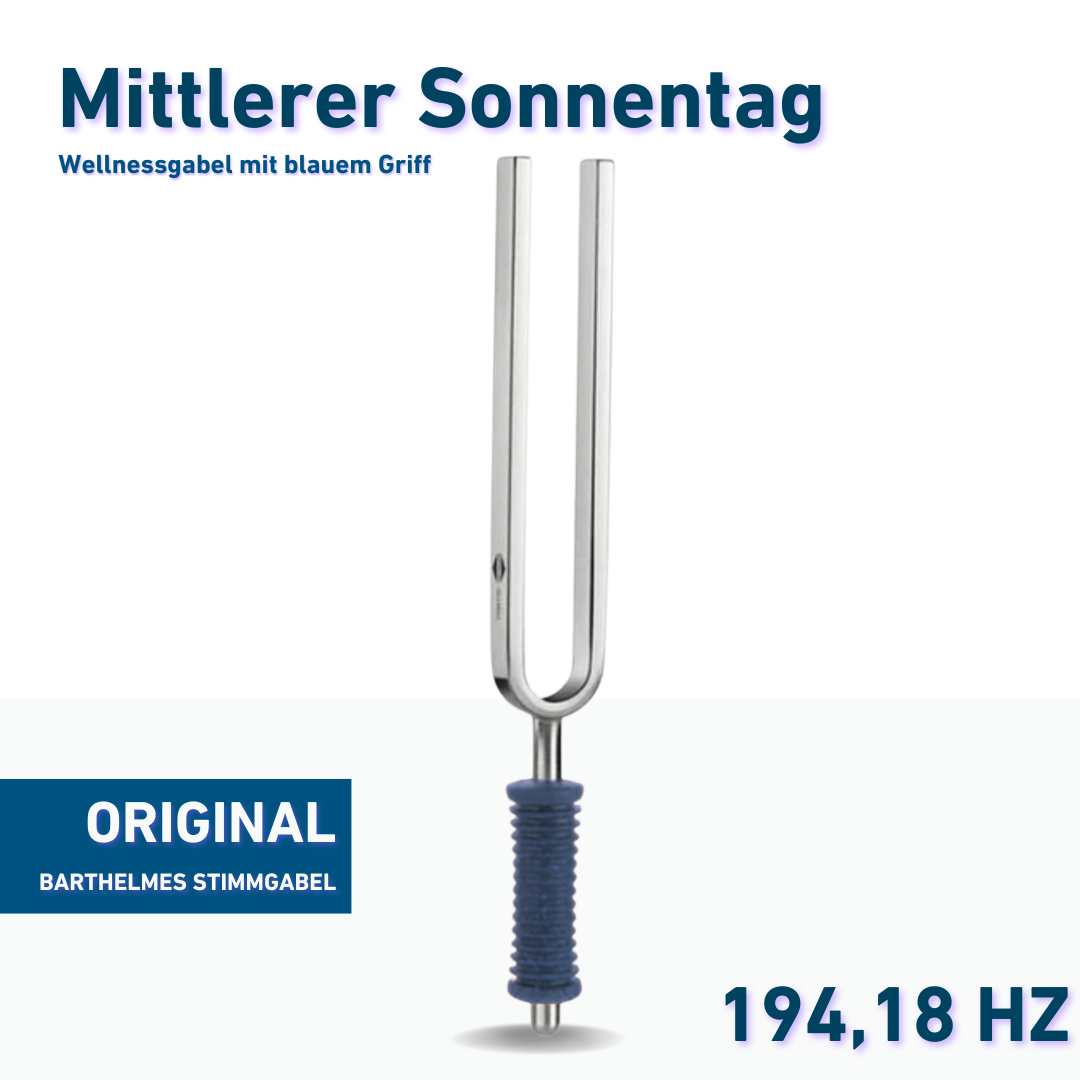 Original Barthelmes Mittlerer Sonnentag Wellness mit blauem Griff 194,18 Hz   | Art.-Nr. 220134