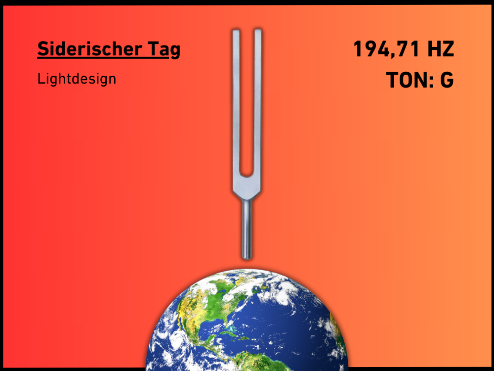 Tuning Fork Sidereal Day Lightdesign 194.71 Hz | Item No. KO 194/Alu-1