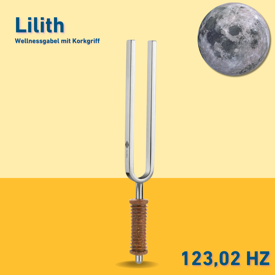 Stimmgabel Lilith Wellness mit Korkgriff 123,02 Hz | Art.-Nr. 220007