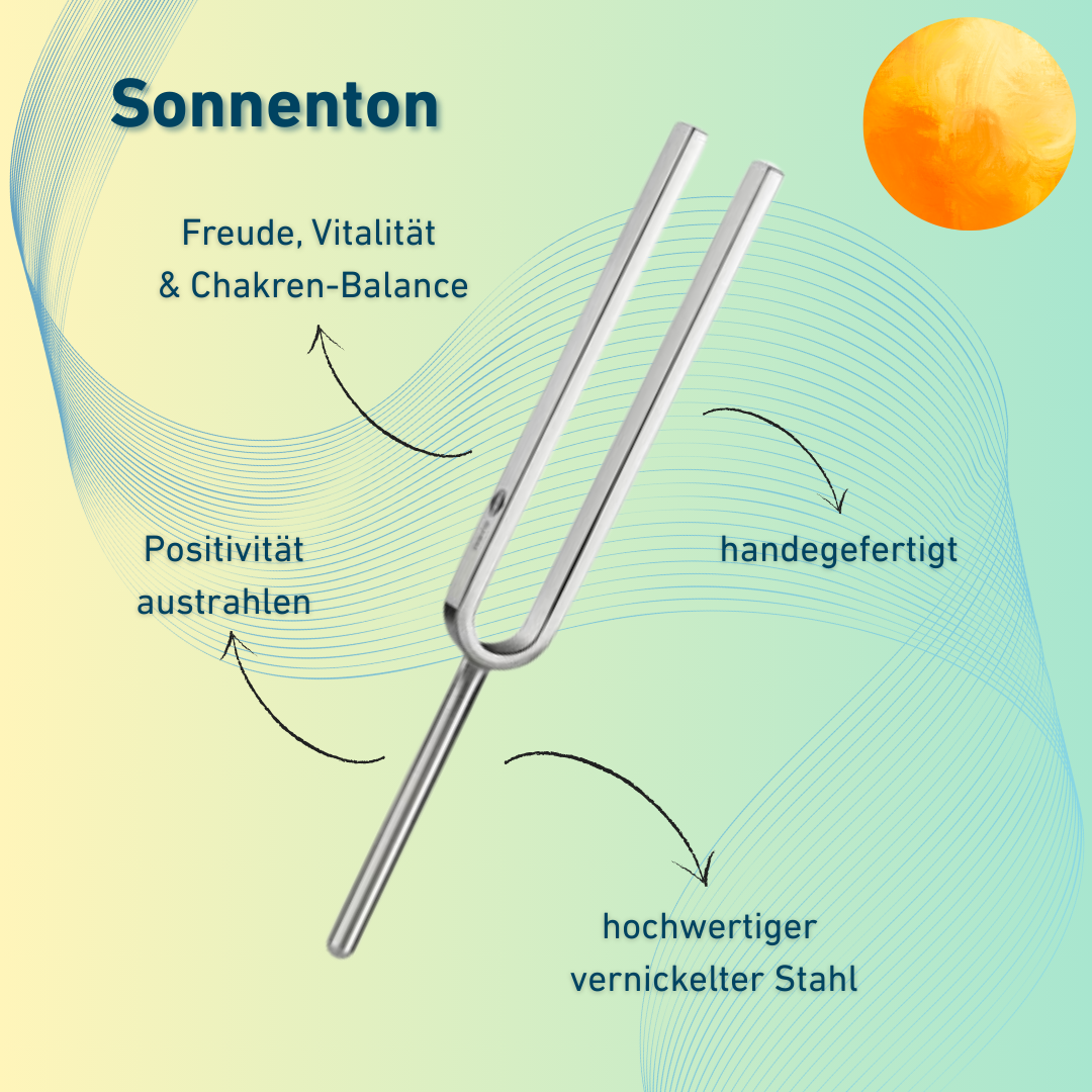 Stimmgabel Sonnenton Wellness 126,22 Hz | Art.-Nr. 220008