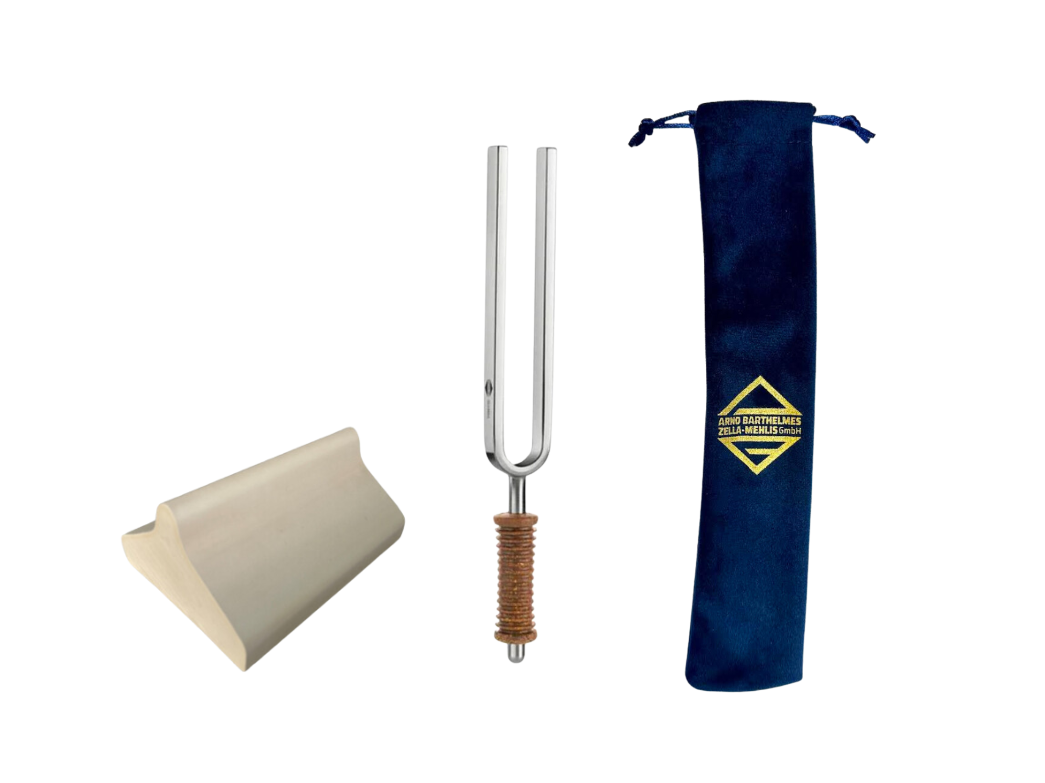 Bundle: Stimmgabel Platonisches Jahr Wellness mit Korkgriff 172,06 Hz