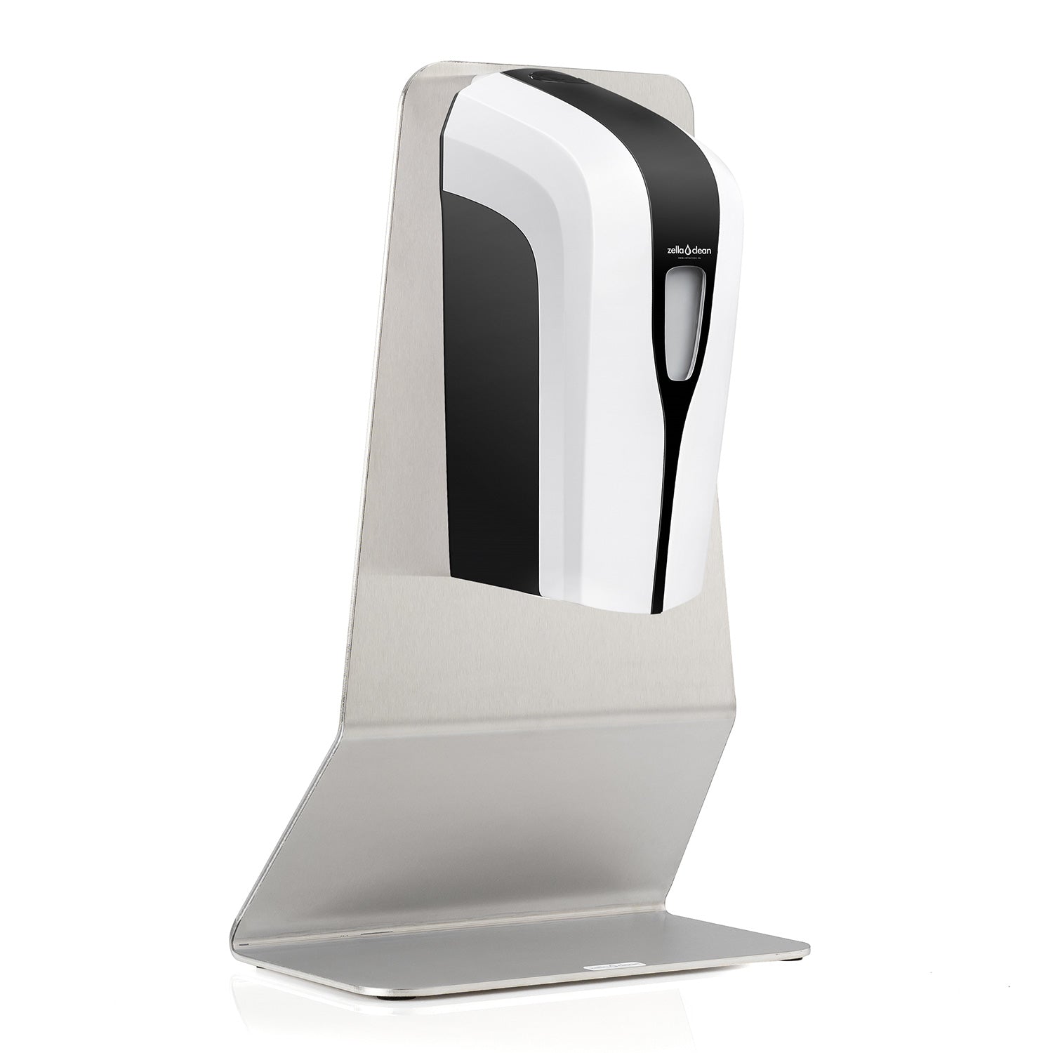 Sensor table disinfection station with stainless steel stand, automatic, contactless for standing