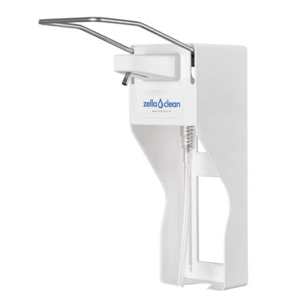 manual disinfectant dispenser 1000 ml with pump lever for liquid soap, disinfectant or hand lotion
