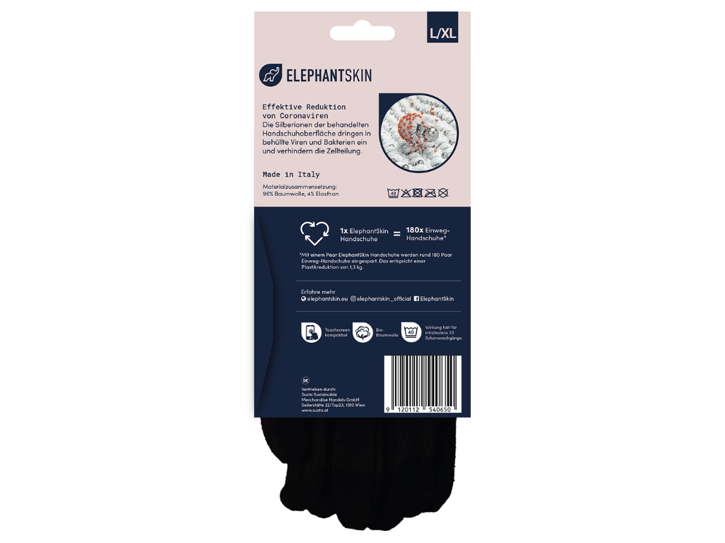 elephant skin bio baumwoll handschuhe ElephantSkin Handschuh CLASSIC, wiederverwendbar, 1 Paar